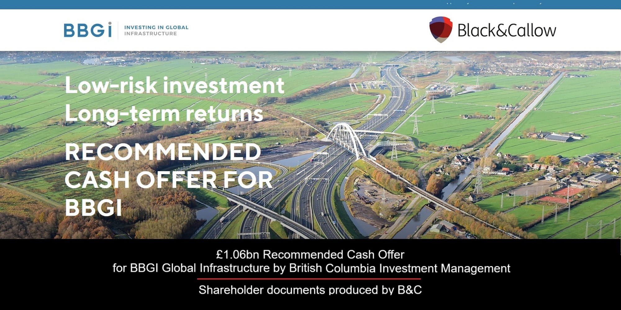 B&C assists Britsh Columbia's £1bn bid for BBGI Global Infastructure
