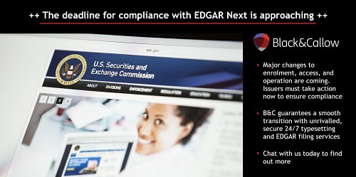 Act Now: EDGAR Next Enrolment Closes 12th September — Compliance Mandatory by 15th